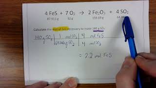 ChemHelp / How to Calculate Moles When Given Grams of a Different Substance