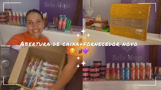 Abertura de caixa,fornecedor novo,R$741,00 em mercadorias,estava procurando a tempos esse produto 😱📦