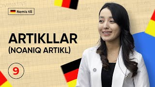 Artikllar(Noaniq artikl) | 9-dars | Nemis tilini 0 dan o'rganish