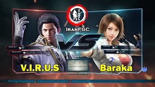 V.I.R.U.S Vs Baraka - IranFGC Tekken 7 LCQ 2021