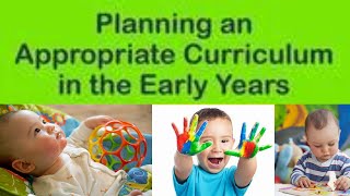 How to Plan an Appropriate and Effective Short-Term Curriculum in the Early Years