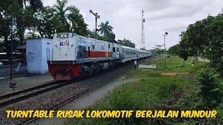 Efek Turntable Kertosono Rusak Kereta Api Dhoho Ditarik Lokomotif Longhood