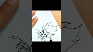 Discover the Secrets of Drawing Vegeta: Mysterious Steps That Will Amaze You!  #animedrawing #art