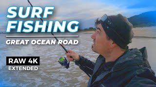 Surf Fishing Great Ocean Road | RAW 4K Edit | Apollo Bay