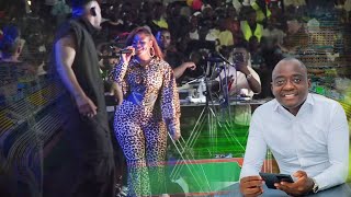 Eddy Kenzo introduces Rema Namakula on stage at Hamz Stadium.