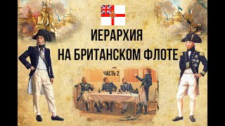 Иерархия на британском флоте . Часть2