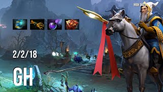 Dota 2 Pro Gameplay   GH   Keeper of the Light   2 2 18   High Skill Dota 2 / Support Nigma Galaxy