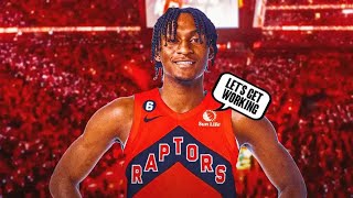 Breaking news: Raptors re-sign Immanuel Quickley!