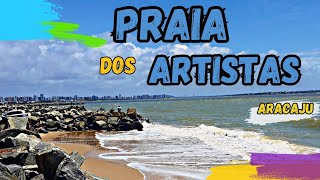 Praia dos ARTISTAS - Aracaju - Sergipe (Farol e encontro do rio com o mar)