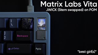 Matrix Labs Vita / POM Plate (Silicone Pad) / JWICK V2 (Stem Swapped) Sound Test