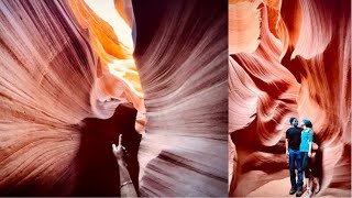 Road-trip Day 2 (Part 2): Lower Antelope Canyon || Staying at Grand Canyon Plaza ||  #travelvlog