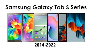 Evolution of Samsung Galaxy Tab S series