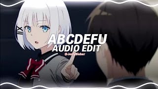 abcdefu - gayle [edit audio]