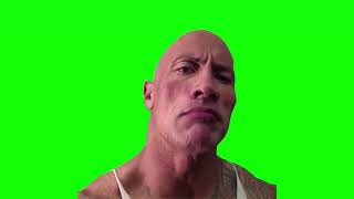 The Rock Meme Green Screen HD