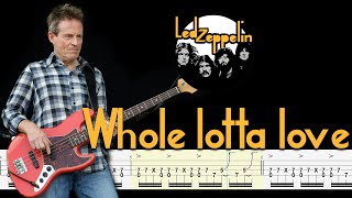 Led Zeppelin - Whole Lotta Love (Bass Tabs ) But this also not accurate | link in description