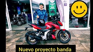 Llega el nuevo proyecto banda n250 #motos #pulsar