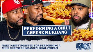 Marc Nasty Roasted for Performing a Chili Cheese Mukbang During Stream