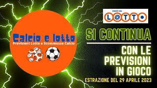 Si continua, con le previsioni in gioco....