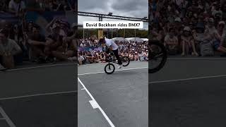 David Beckham rides BMX? #davidbeckham