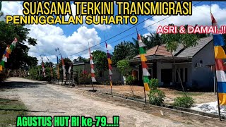 Suasana Desa !!Kondisi Terkini Kampung Jawa Di Transmigrasi Thn 80han👉Indah Damai, Desa Indonesia