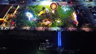 AERIAL-VENTURA HARBOR BOAT PARADE And FIREWORKS 4K HD