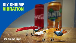 DIY faça você a isca LURE SHRIMP VIBRATION