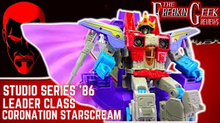 Studio Series '86 Leader CORONATION STARSCREAM: EmGo's Transformers Reviews N' Stuff