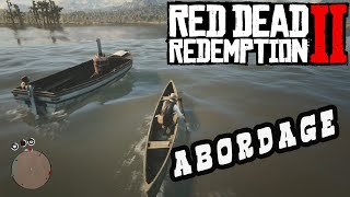 Abordage on the river Red Dead Redemption 2 | changed boat | Steam boat