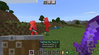 Village Guards Protecting Their Village In Minecraft PE