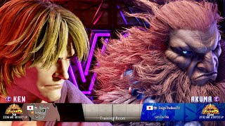 SF6 ▰ RYUKICHI (Ken) vs DAIGO (Akuma) ▰ High Level Gameplay | Street Fighter 6