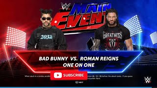 BAD BUNNY VS ROMAN REIGNS