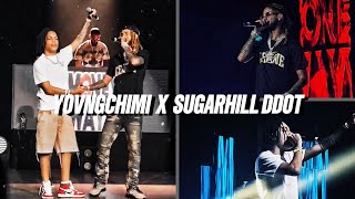 YOVNGCHIMI AND SUGARHILL DDOT PERFORMING TOGETHER IN BROOKLYN