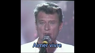 Johnny Hallyday  Aimer vivre  1985 (montage vidéo/photos)