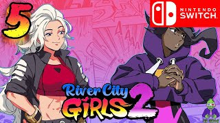 River City Girls 2 Co-op 2-Players Nintendo Switch All Secrets Sub Español Full Game Longplay [5/7]