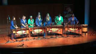 Cape Town Marimba Festival 2012 - Parklands College Senior Band playing Clocks