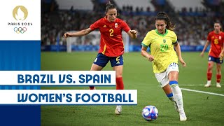 🇧🇷 Brazil vs. Spain 🇪🇸 | Women's Football | #Paris2024 Highlights