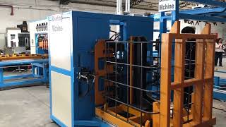 IBC frame locking machine