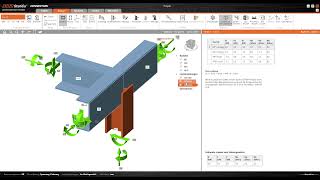 IDEA StatiCa Checkbot: Übergabe aus Axis VM