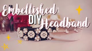 DIY Embellished Headband