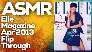 Whispered ASMR: Exploring the April 2013 Elle Magazine, Gentle Page Flipping, StevenAntonyASMR