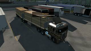 ATS Kenworth K100E / B-Double trailer