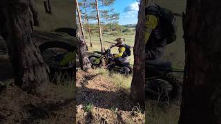 GR7 2T на уклоне 45° #enduro #gr7 #husqvarna