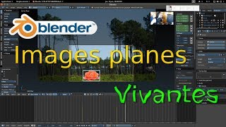 Blender montages d'images planes 2D en espace 3D facile 2.5D