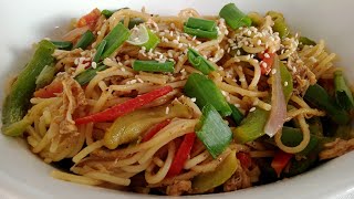 Spaghetti Recipe | Best Spaghetti Recipe For Kids Lunch Box | How To Make Shredded Chicken Spaghetti