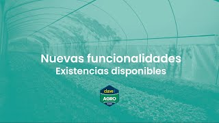 Novedades netAGRO | Nuevas funcionalidades Existencias disponibles