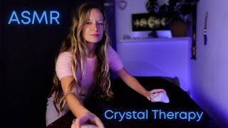 ASMR Crystal Therapy For Love, Healing And Grounding💓 ASMR Reiki Hand Movements 🧚🏻