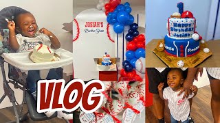 VLOG | MY NEPHEW 1st BDAY PARTY | QUEEN JA’VON