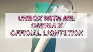 unbox with me: omega x’s official lightstick!