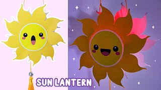 Cách Làm LỒNG ĐÈN MẶT TRỜI Đón Trung Thu / Lồng Đèn Trung Thu / DIY Paper Lantern / Sam Art & Craft