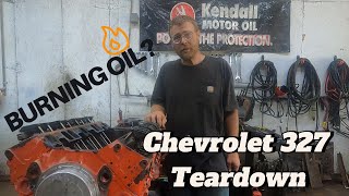 Chevy 327 teardown.